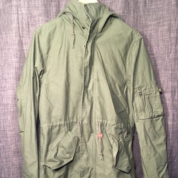 Alpha Industries, Hooded Army Jacket, Men's Small - Picture 1 of 4